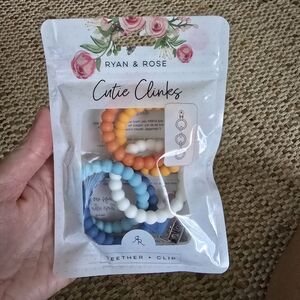Cutie Clinks Teether Clip Set - Ryan & Rose